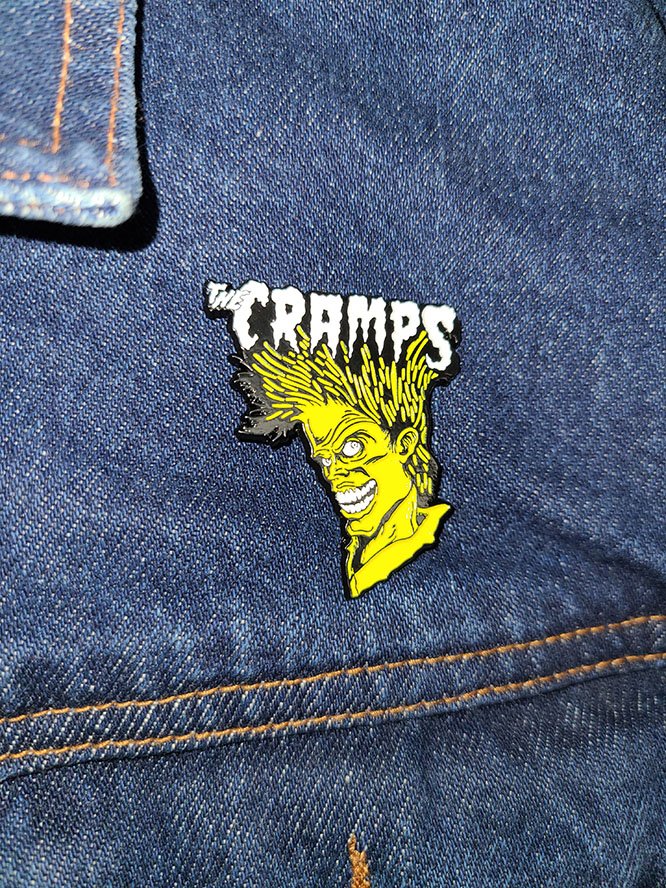 Cramps- Bad Music Enamel Pin