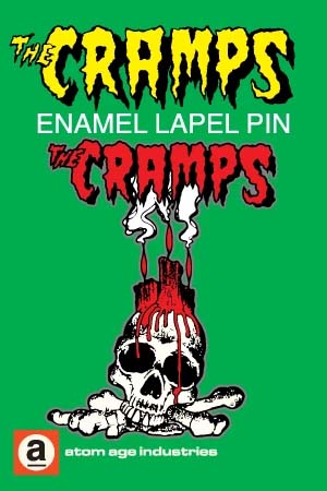 Cramps- Voodoo Skull Enamel Pin