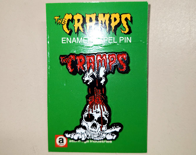 Cramps- Voodoo Skull Enamel Pin