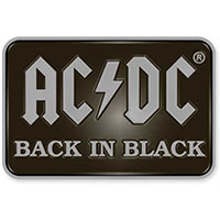 AC/DC- Back In Black Enamel Pin (mp304) (Sale price!)