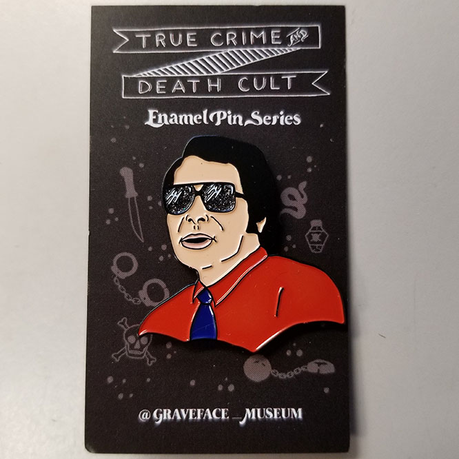 Jim Jones Enamel Pin by Graveface (mp346)