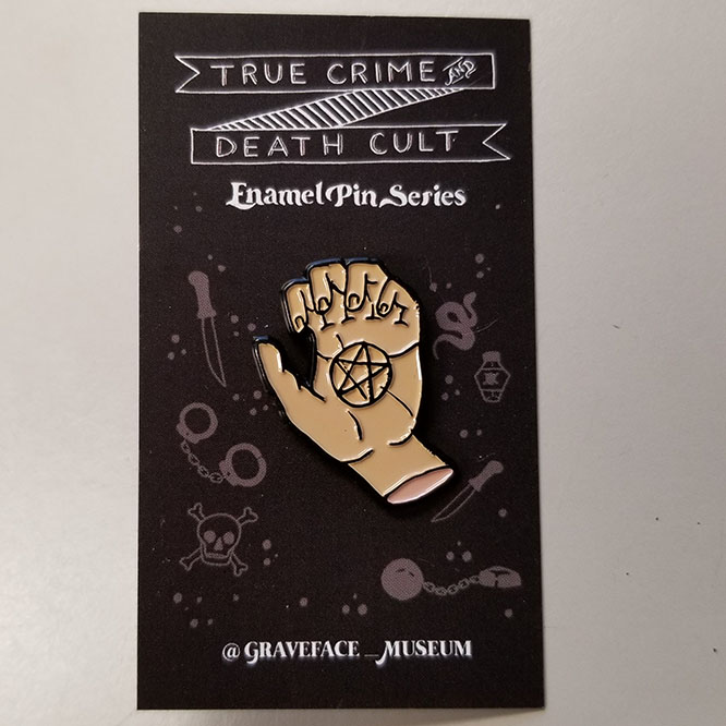 Ramirez Hand Enamel Pin by Graveface (mp57)
