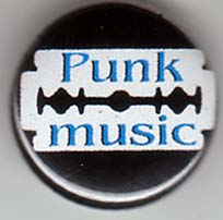 Punk Music (Razor Blade) pin (pinZ99)