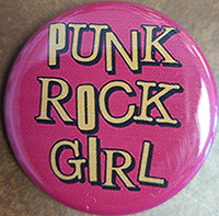Punk Rock Girl pin (pin-C268)