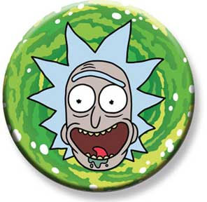 Rick And Morty- Rick's Head pin (pinX419)