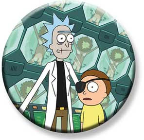 Rick And Morty- Evil Rick And Morty pin (pinX428)
