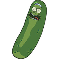Rick & Morty- Pickle Rick Enamel Pin (mp9)