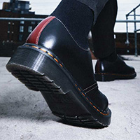3 Eye Black & Brown Abruzzo Shoe by Dr. Martens - SALE UK 9 only - US men's 10