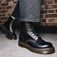 Womens 8 Eye Abruzzo Leather Pacsal Boot by Dr. Martens