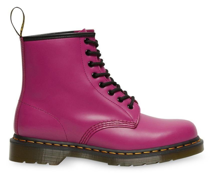 8 Eye Fuschia Smooth Boots by Dr Martens