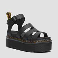 Blaire Hydro Leather Platform Strap Sandals by Dr. Martens - SALE UK 7/US 8 only 
