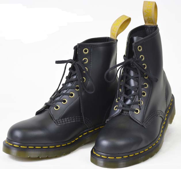 8 Eye Black Vegan Dr. Martens Boots