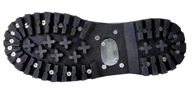 Unisex Riot Steel Toe 18 Eye Combat Boot by Demonia Footwear - in Black Leather