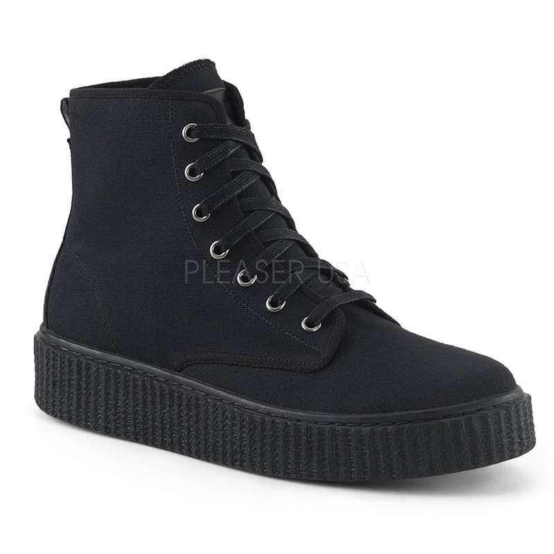 Unisex Creeper Sneeker 201 High Top Sneaker by Demonia Footwear - men's ...