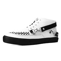 White TUKskin 5 Eye Creeper Style Sneaker by Tred Air UK (Vegan)