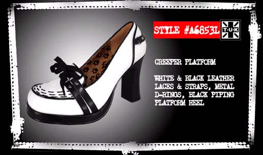 Angry, Young and Poor : creepers black leather white