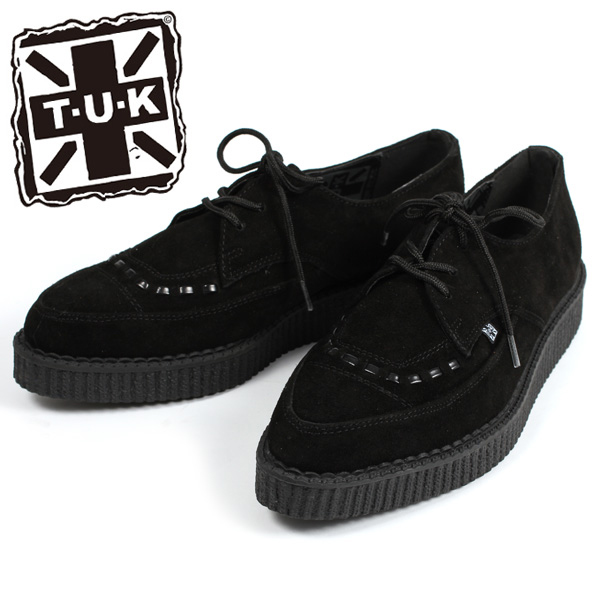 Black Suede Pointed Lo Sole Creeper by Tred Air UK (Sale price!)
