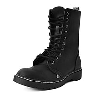 10 Eye Gibson Boot by TredAir UK- Black (Vegan)