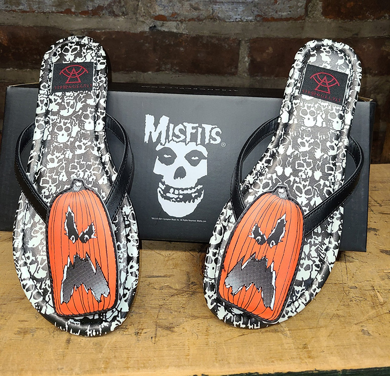 Misfits Halloween Flip flop Sandal by Strange Cvlt - SALE