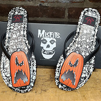 Misfits Halloween Flip flop Sandal by Strange Cvlt - SALE