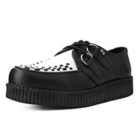 Black & White TUKskin Viva II Low Creeper by T.U.K. (Vegan)