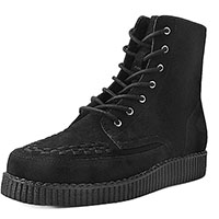 7 Eye Viva Creeper Boot by TredAir UK- Black Suede