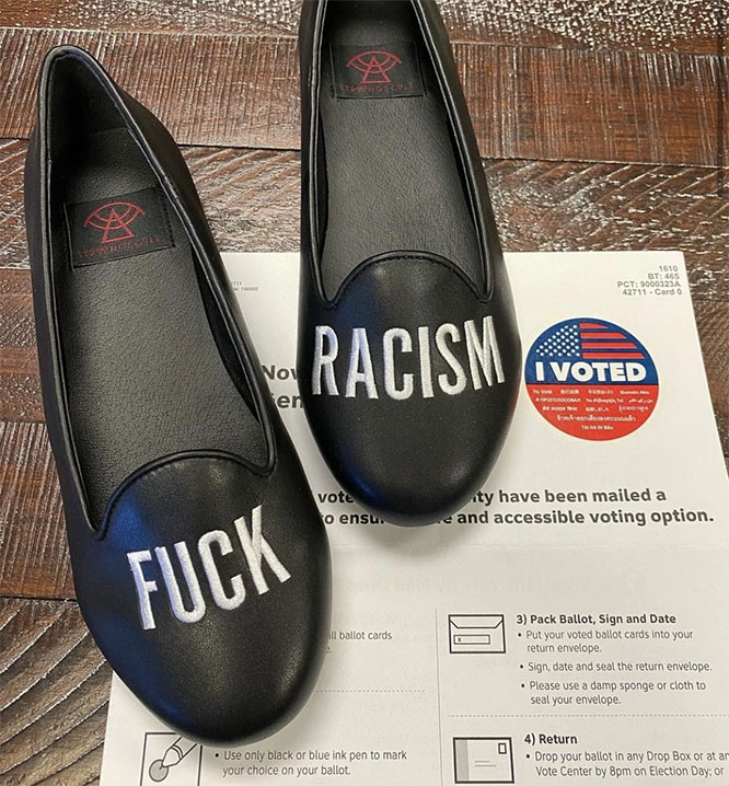 Fuck Racism Limited Edition Flat by Strange Cvlt 