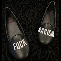 Fuck Racism Limited Edition Flat by Strange Cvlt - SALE sz 6 & 7 only