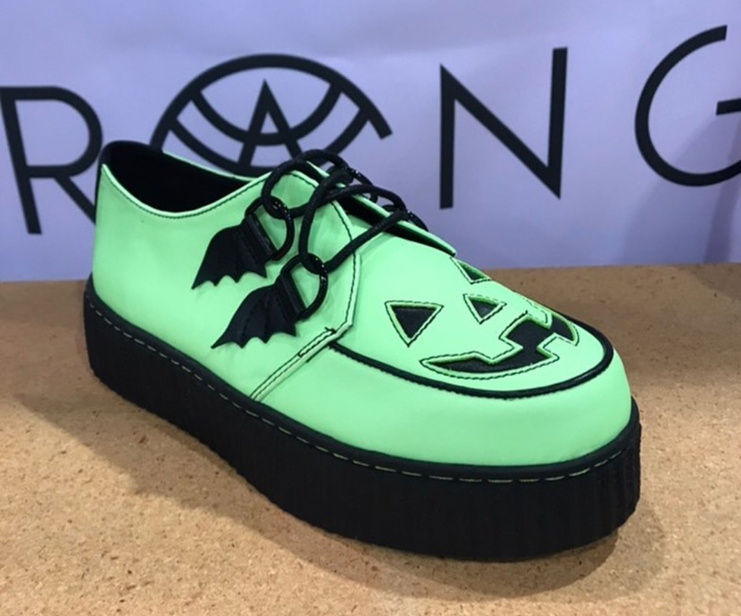 Krypt Halloween Limited Edition Creepers by Strange Cvlt - in Glow in the Dark - SALE sz 9 only