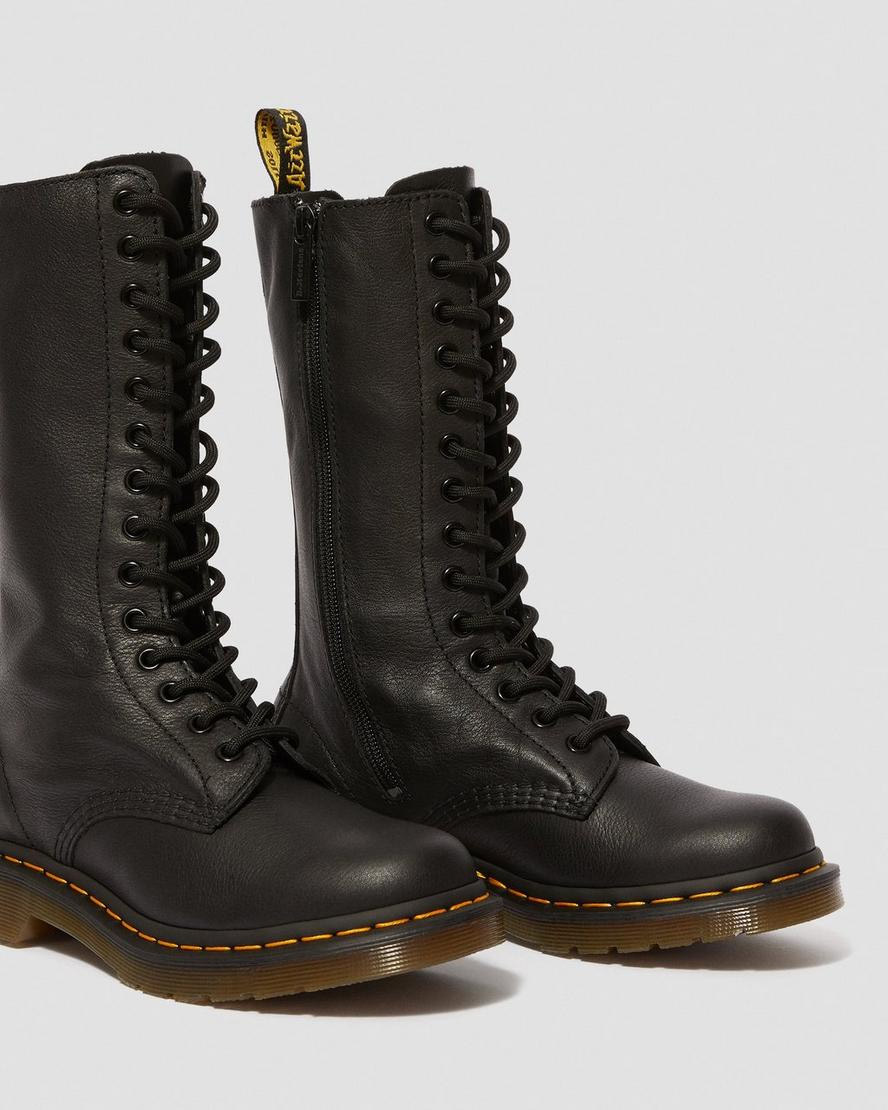14 Eye Black Virginia Zippered Boots by Dr. Martens (Womens) (Sale price!)