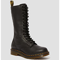14 Eye Black Virginia Zippered Boots by Dr. Martens (Womens)