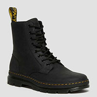 Combs Leather Casual 8 Eye Boots by Dr. Martens 