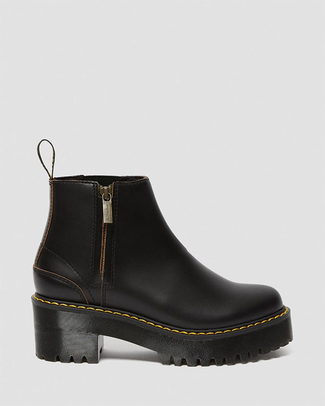 Rometty II Womens Zippered Chelsea Boot by Dr. Martens