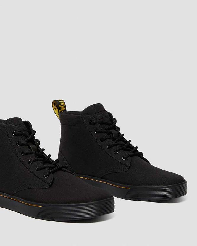 cairo canvas lace up boots