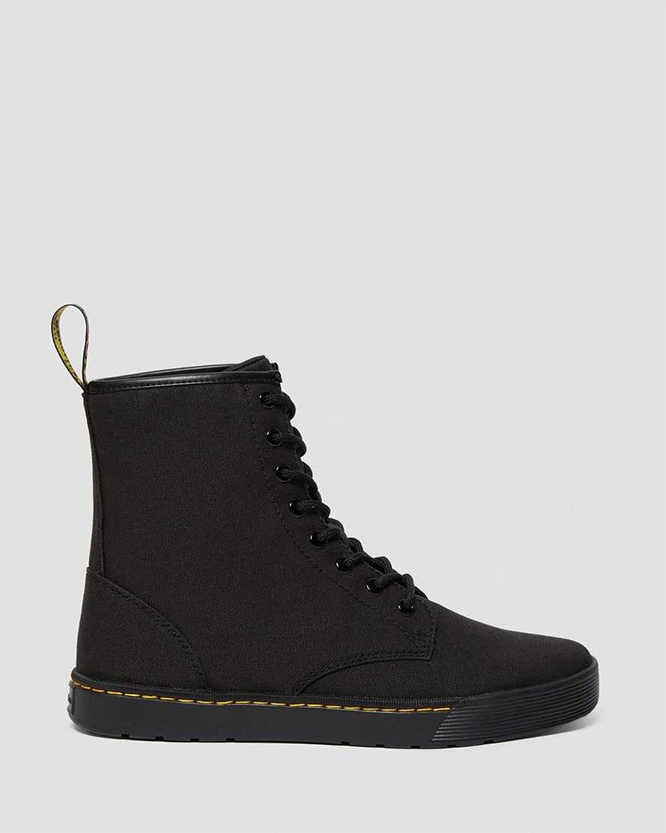 cairo canvas lace up boots