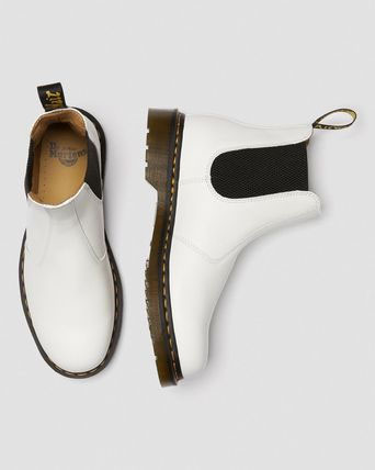 dr martens white chelsea boots