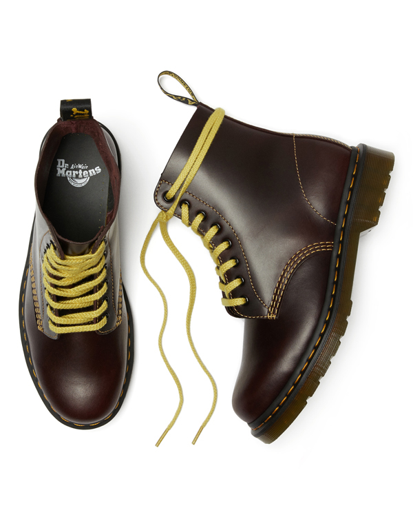 overse Plenarmøde dialekt 8 Eye Pascal Atlas Oxblood With Yellow Stitching Boots by Dr. Martens (Sale  price!)