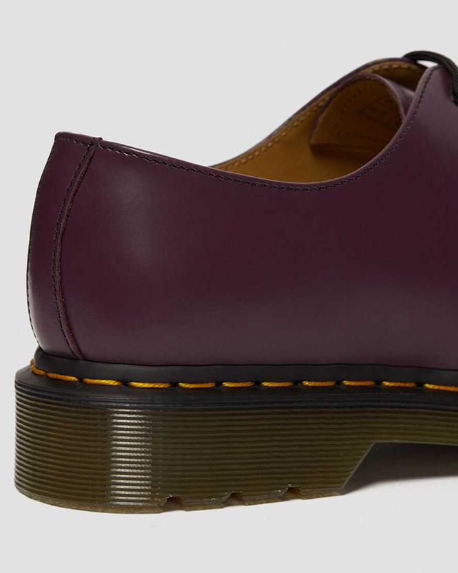 3 Eye Purple Smooth Shoe by Dr. Martens (Sale price!)