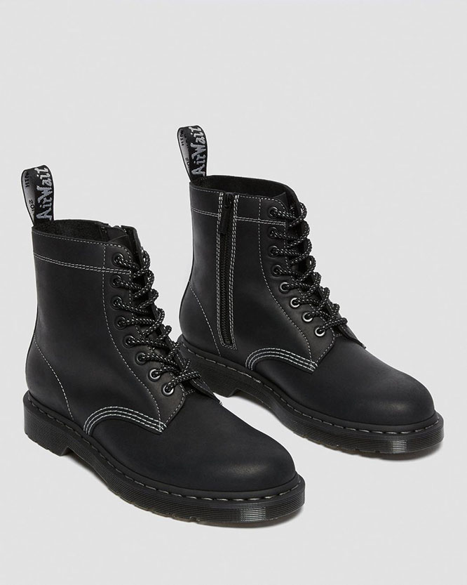 Eye Pascal Zipper Boot in Black by Dr. Martens (Sale price!)