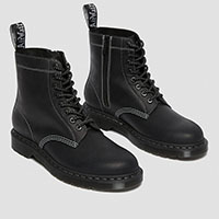 8 Eye Pascal Zipper Boot in Black by Dr. Martens (Sale price!)