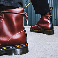 8 Eye Brown & Black Abruzzo Boots by Dr. Martens (Sale price!)