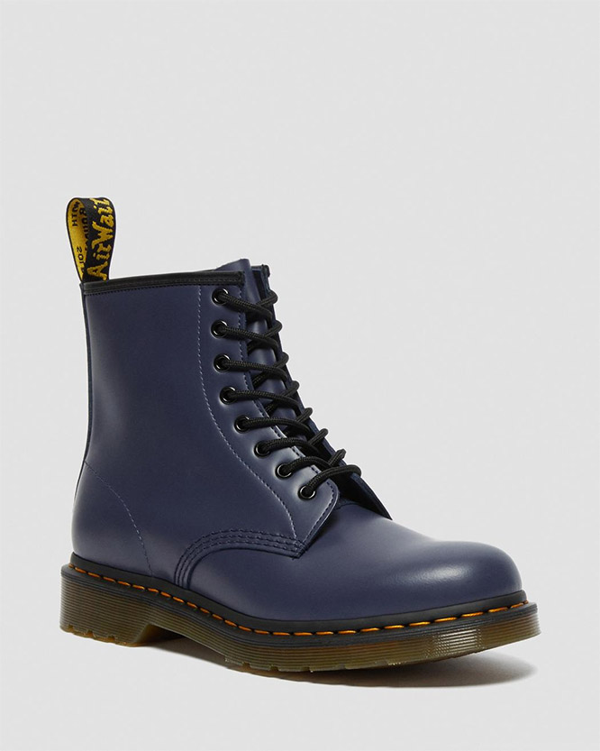 8 Eye Indigo Blue Smooth Boots by Dr Martens (Sale price!)