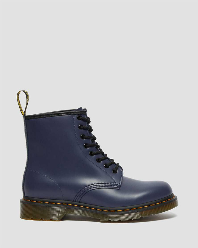 8 Eye Indigo Blue Smooth Boots by Dr Martens (Sale price!)