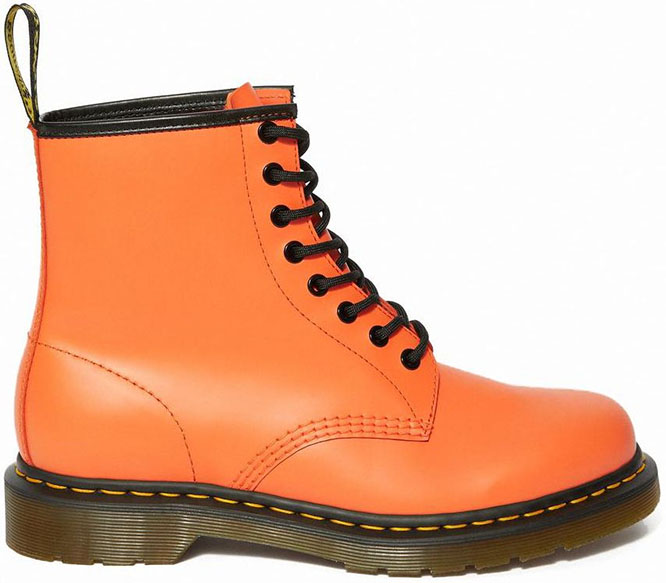 8 Eye Pumpkin Orange Boots by Dr. Martens (Sale price!)