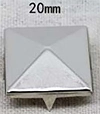 4/5" Pyramid Studs (20mm)- 100 Pack