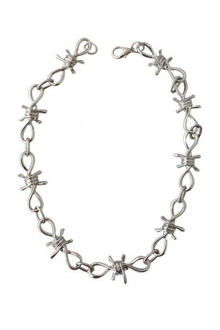 Thorn Barbed Wire Choker Necklace by Banned Apparel 