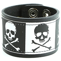 Skulls Bracelet by Funk Plus- White