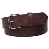 1 3/4" Plain Brown Leather belt by Funk Plus