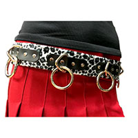 Bondage Belt (White Leopard) by Funk Plus 