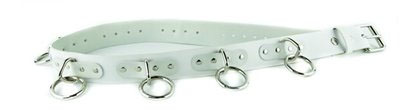 Bondage Belt (White Leather) by Funk Plus